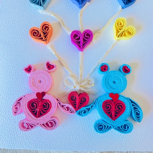Quilling Love San Valentine’s Day greetings cards - Picture 3 of 13